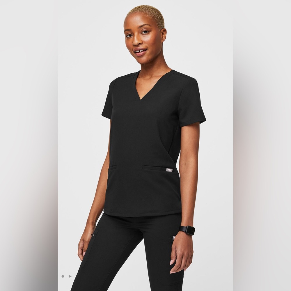 FIGS SET- Black; Top L; Bottoms XL